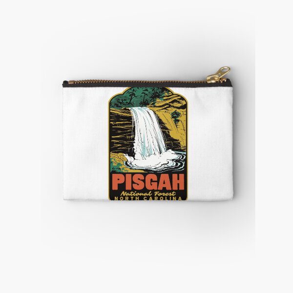 Item preview, Looking Glass Falls Pisgah National Forest Retro Poster designed and sold by HalpinDesign.