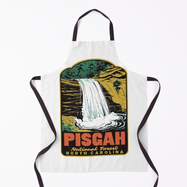 Item preview, Looking Glass Falls Pisgah National Forest Retro Poster designed and sold by HalpinDesign.