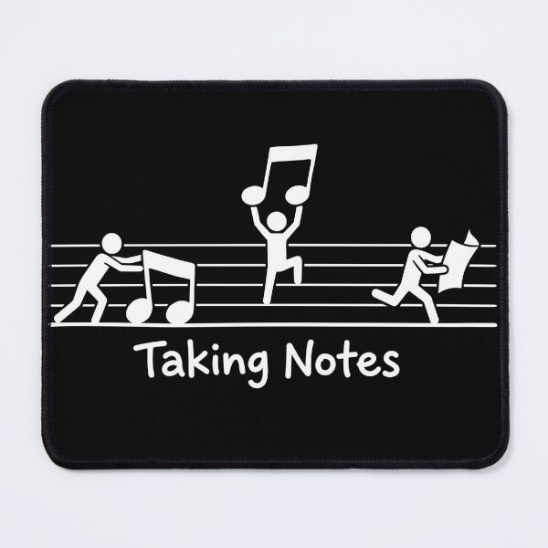 Item preview, Taking Notes Music Pun Musician Music Lover designed and sold by Doodleoub.