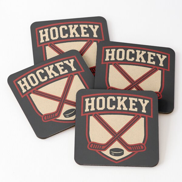 Item preview, Vintage Hockey Shield Logo With Crossed Sticks designed and sold by PandaTShirtShop.