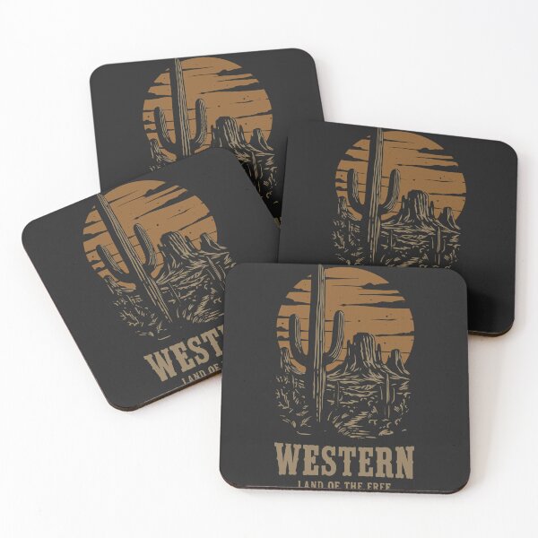 Item preview, Western Land of the Free T-Shirt designed and sold by phsycartwork.