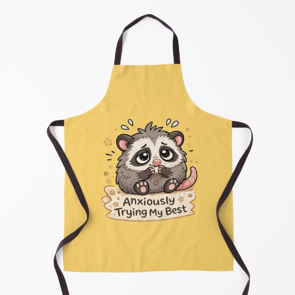 Item preview, Anxious opossum doing its best designed and sold by Tiny-Chaos-Club.
