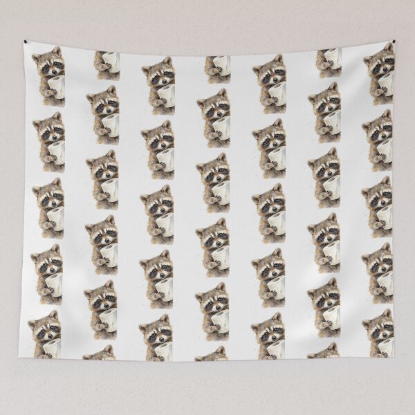 Item preview, Raccoon Toilet Paper designed and sold by Roy & Tiffany.
