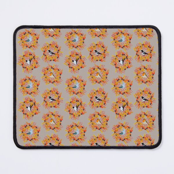 Item preview, Autumn Birds and Leaf Wreath Pattern designed and sold by Vac1.