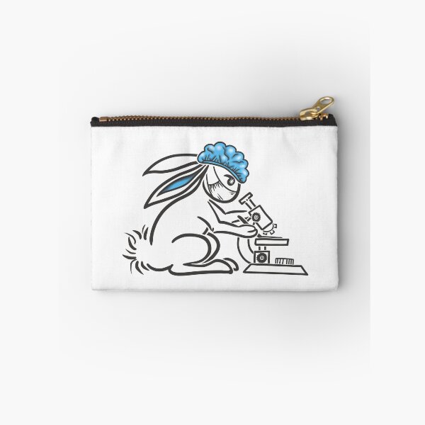 Item preview, Curious Bunny with Microscope | Minimalist Line Art designed and sold by Samaya-.
