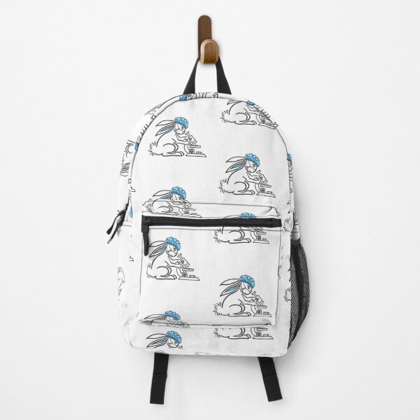 Item preview, Curious Bunny with Microscope | Minimalist Line Art designed and sold by Samaya-.
