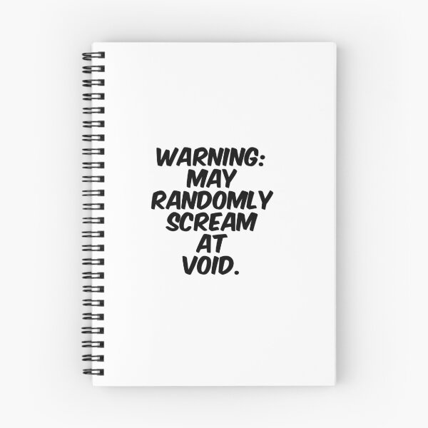 Item preview, Text Typography Warning: may randomly scream at void. Black Cat Lover designed and sold by Typetextstudio.