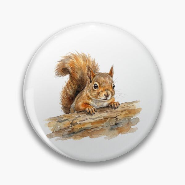Item preview, Squirrel Mossy Log designed and sold by Roy & Tiffany.