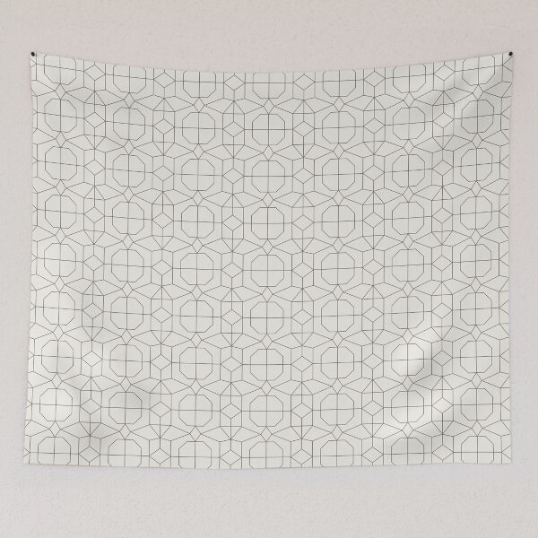 Item preview, Luxury geometric pattern, minimal architectural design for modern interior decor designed and sold by Aurum-design.