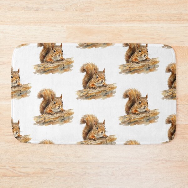 Item preview, Squirrel Mossy Log designed and sold by Tiffany Roy.