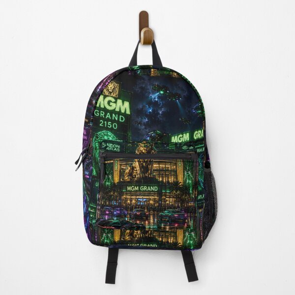 Item preview, Las Vegas 2150 Cyberpunk | Neon Atlas | Futuristic Neon Wall Art | Sci-Fi Cityscape designed and sold by NSAstore.