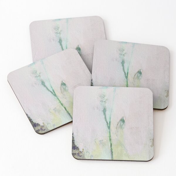 Item preview, Minimalist Flower Abstract Mixed Media Painting designed and sold by Gela Mikava.
