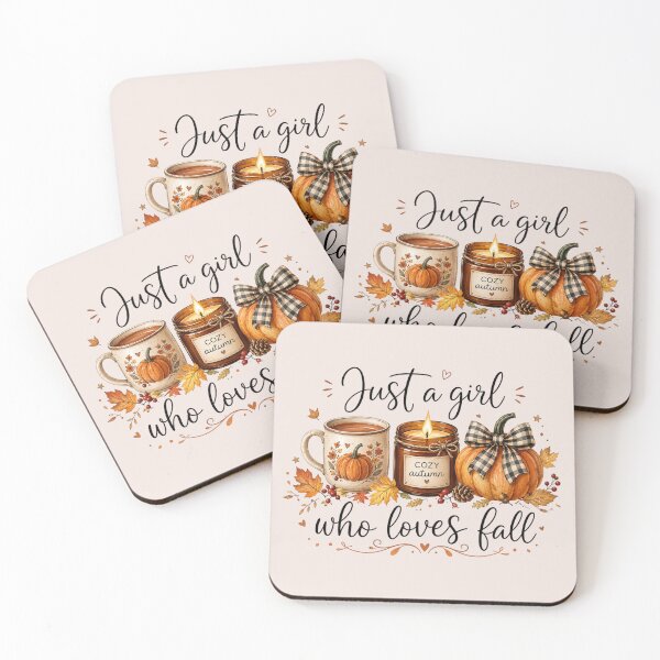 Item preview, Just A Girl Who Loves Fall, Coffee Lover, Fall, Thanksgiving Gift designed and sold by Quiajia.