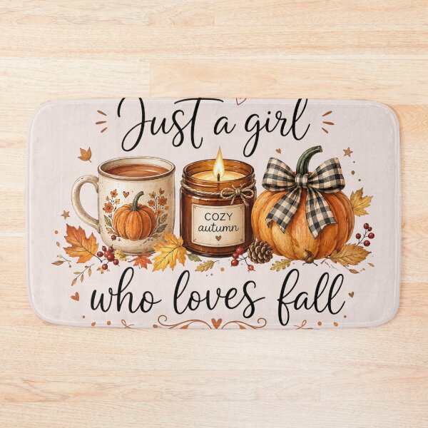 Item preview, Just A Girl Who Loves Fall, Coffee Lover, Fall, Thanksgiving Gift designed and sold by Quiajia.