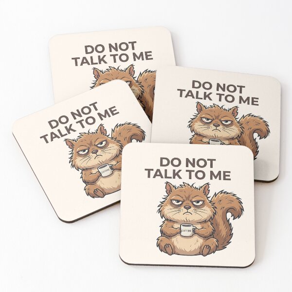 Item preview, Do Not Talk To Me Squirrel Shirt – Funny Chaotic Introvert Meme Tee designed and sold by ZyxDes.