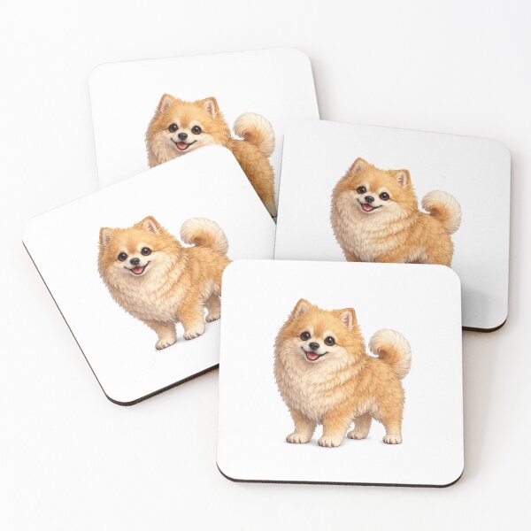 Item preview, Cute Pomeranian Puppy Illustration  designed and sold by BackgroundND.