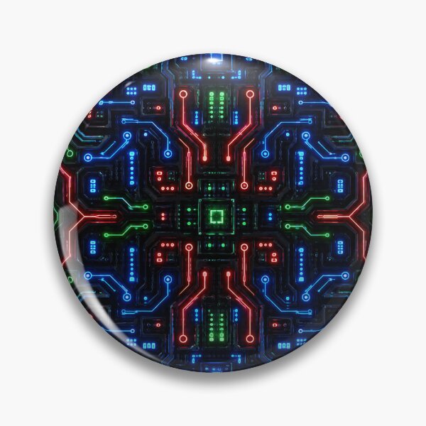 Item preview, Neon Circuit Wallpaper designed and sold by Moviebuff91.
