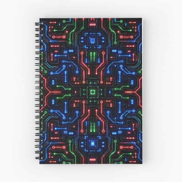 Item preview, Neon Circuit Wallpaper designed and sold by Moviebuff91.