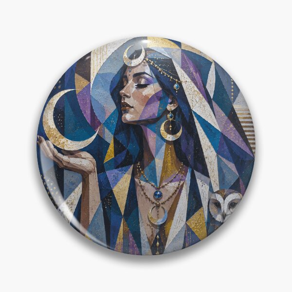 Item preview, The priestesses of the moon painting. designed and sold by GalleryKauffeld.