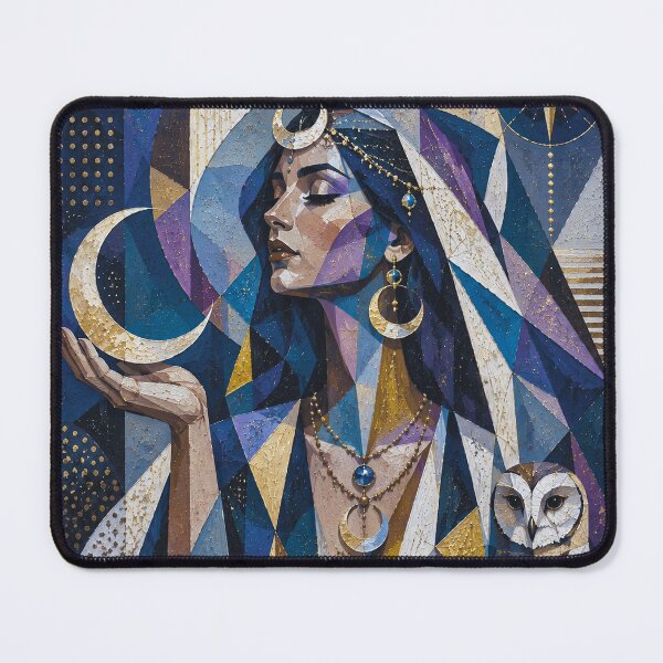 Item preview, The priestesses of the moon painting. designed and sold by GalleryKauffeld.