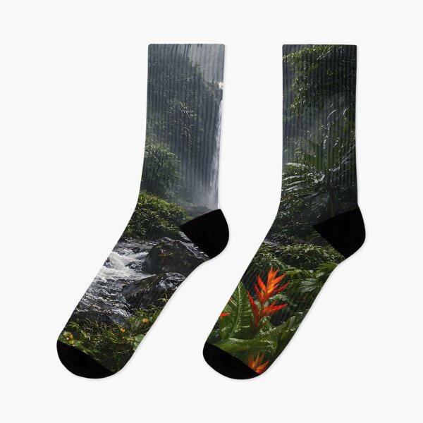 Item preview, Rainforest Waterfall Escape designed and sold by Yomere.