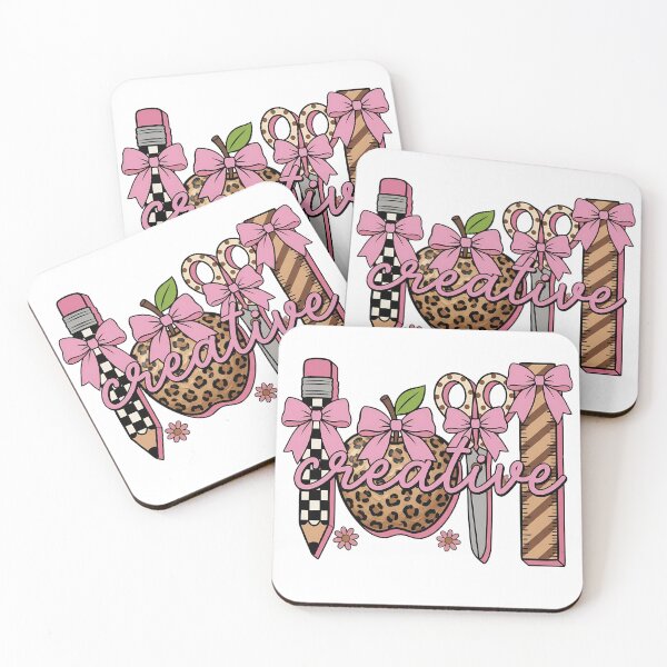 Item preview, Creative Teacher Cute Coquette Pink Bow Back To School designed and sold by KroghDs.