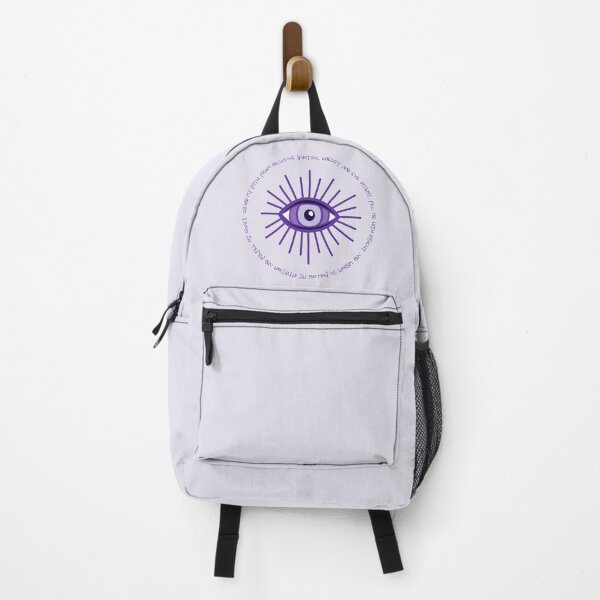 Item preview, Evil Eye Mantra for Wisdom and Intuition - Purple Eye designed and sold by TheThankfulTyne.