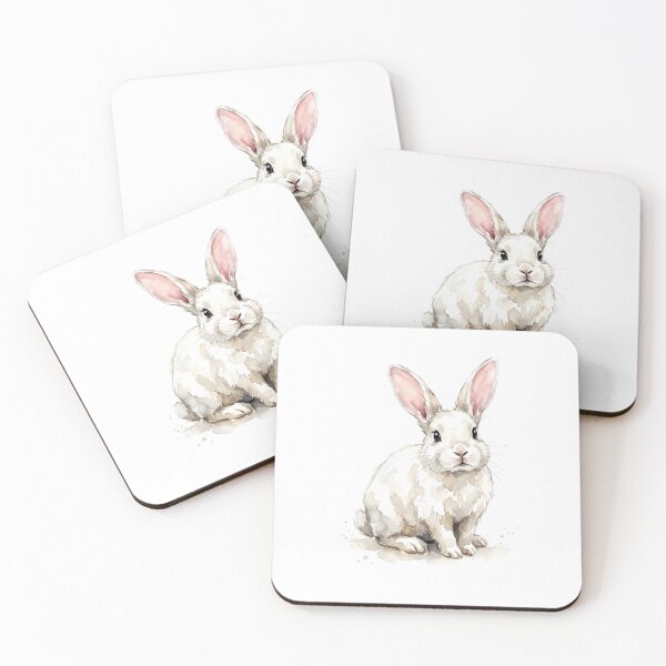 Item preview, Fluffy White Bunny designed and sold by Tiffany Roy.