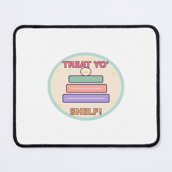 Item preview, Treat Yo Shelf Cute BookTok Book Lover Sticker designed and sold by Doka Images.