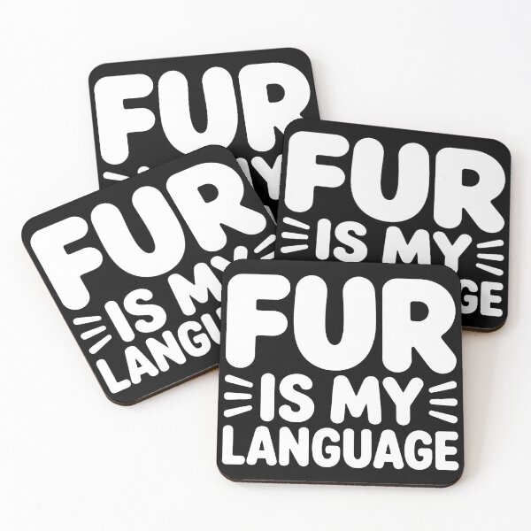Item preview, Fur Is My Language Funny Pet Lover Graphic designed and sold by SoyLamderma.