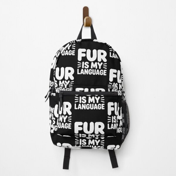 Item preview, Fur Is My Language Funny Pet Lover Graphic designed and sold by SoyLamderma.