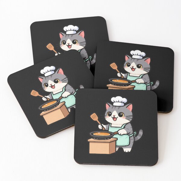Item preview, Cute Cat Chef Cooking | Kawaii Cooking Kitty T-Shirt designed and sold by Nuttajak.