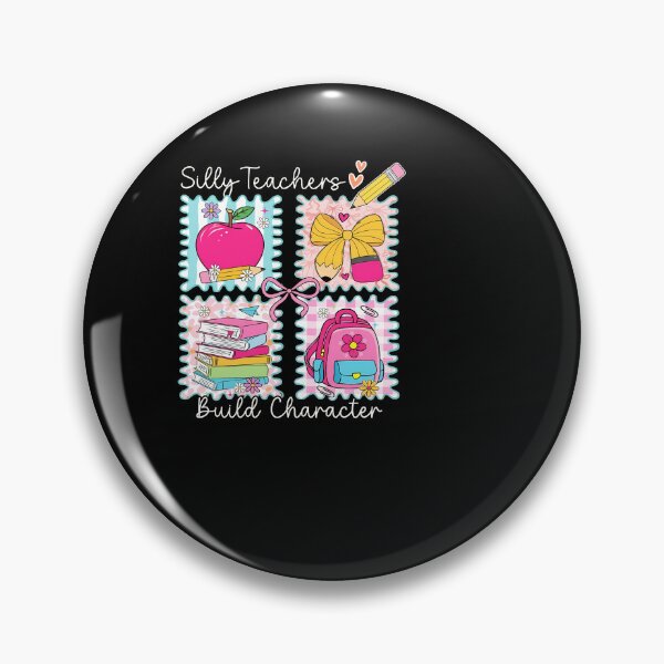 Item preview, Silly Teachers Build Character Funny Back To School designed and sold by KroghDs.