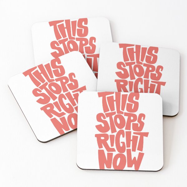 Item preview, This Stops Right Now - Bold Activist Typography designed and sold by andry01.