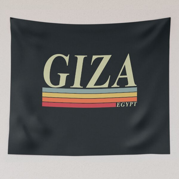 Item preview, GIZA Egypt Retro Vintage Design designed and sold by Mo5tar.