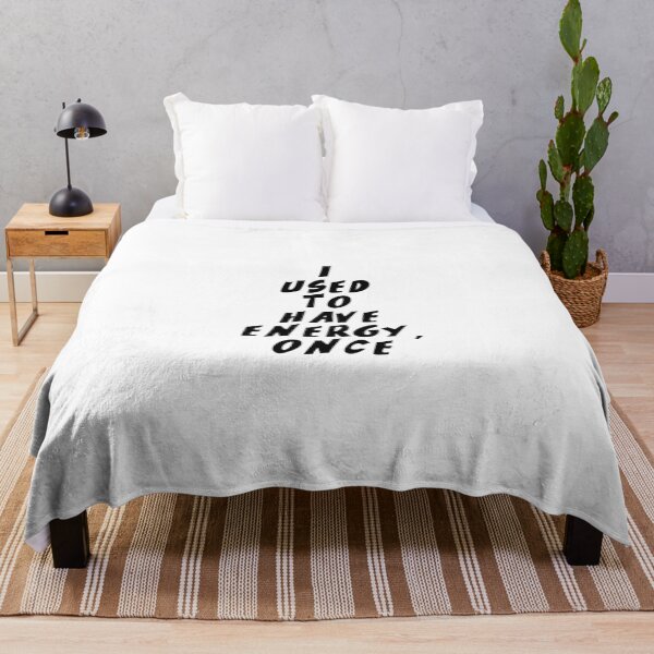 Item preview, Text Typography I used to have energy, once Aging Humor designed and sold by TypeboldStudio.
