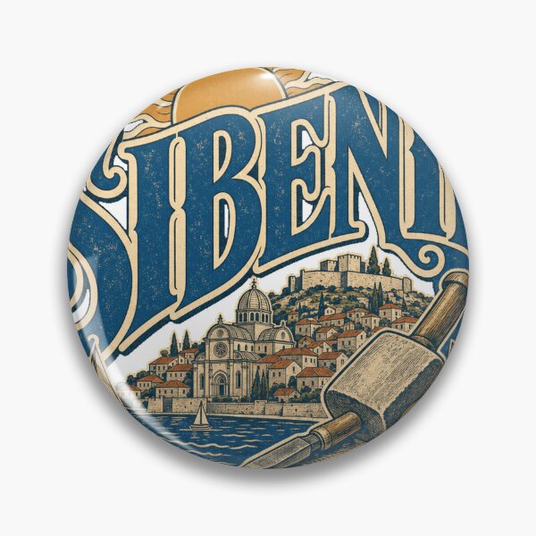 Item preview, Sibenik Croatia Retro Signpainter Lettering Art designed and sold by VisualArtsOasis.