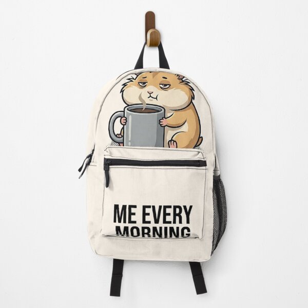 Item preview, Funny Squirrel Me Every Morning Shirt – Tired Coffee Squirrel Meme T-Shirt for Introverts designed and sold by ZyxDes.