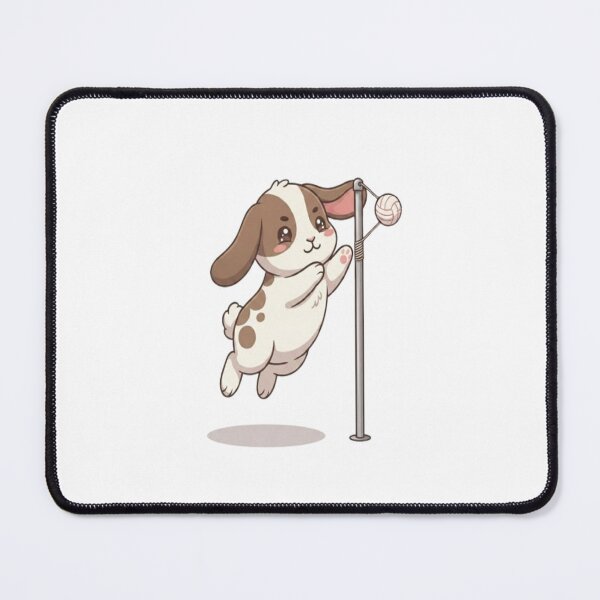 Item preview, Cute Bunny Playing Tetherball Game designed and sold by Ella_Sketch.