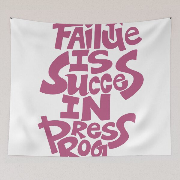 Item preview, Failure Is Success In Progress - Motivational Typography designed and sold by andry01.