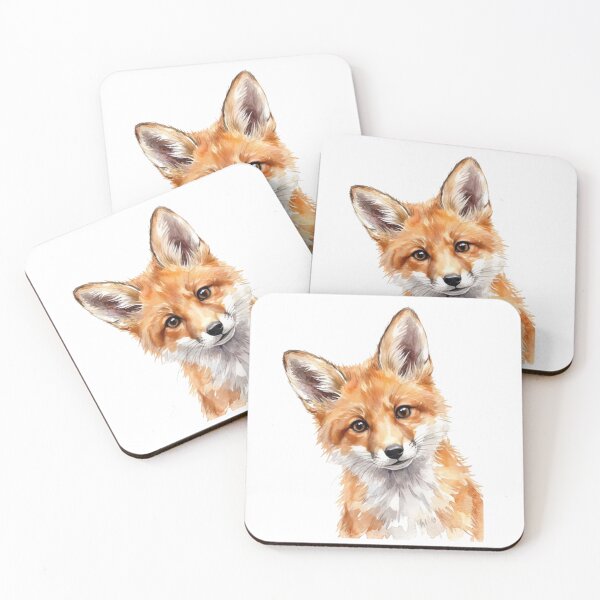 Item preview, Cute Fox Portrait designed and sold by Roy & Tiffany.