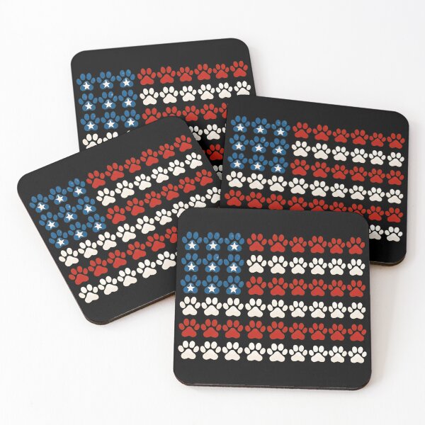 Item preview, Paw Print American Flag designed and sold by SoyLamderma.