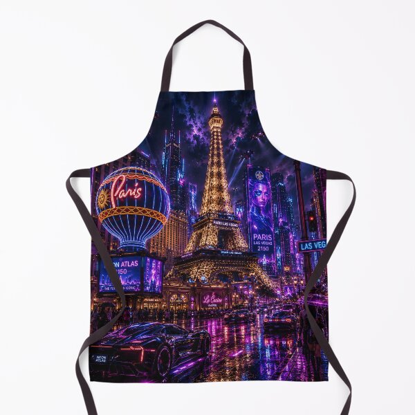 Item preview, Las Vegas 2150 Cyberpunk | Neon Atlas | Futuristic Neon Wall Art | Sci-Fi Cityscape designed and sold by NSAstore.