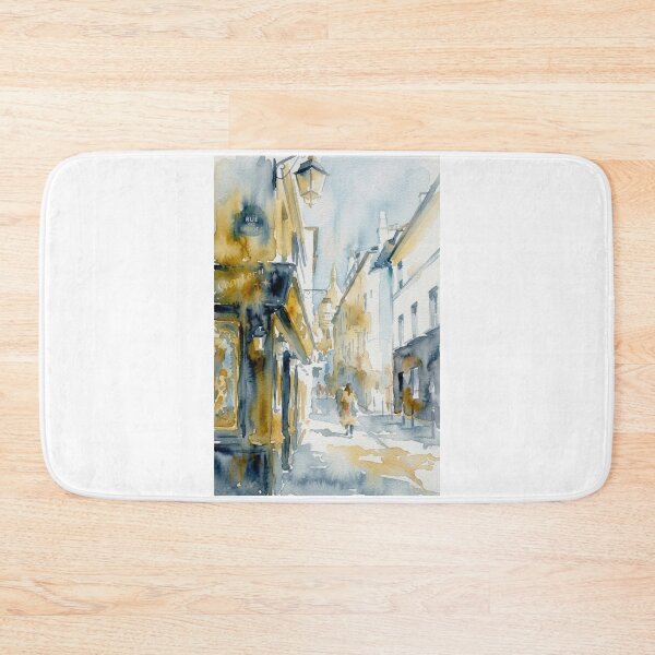 Item preview, Rue des Saules Montmartre Watercolor designed and sold by caracatita75.