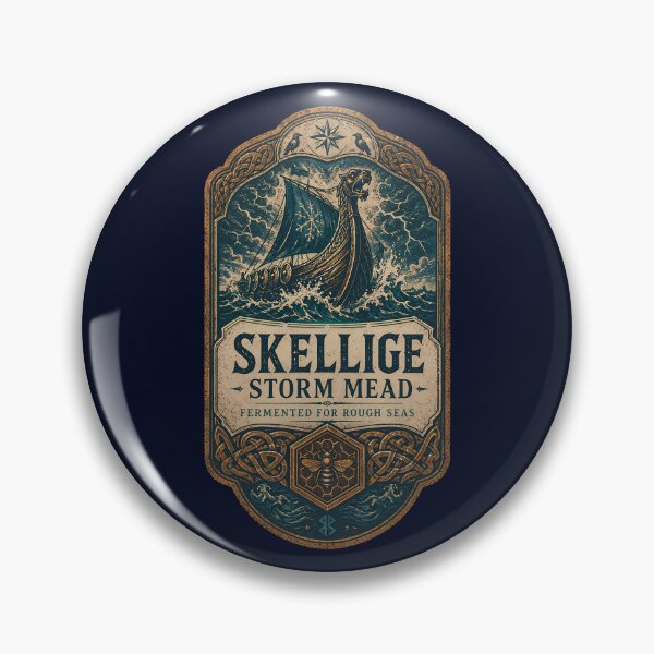 Item preview, Skellige Storm Mead Vintage Label designed and sold by agearb.