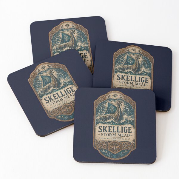 Item preview, Skellige Storm Mead Vintage Label designed and sold by agearb.