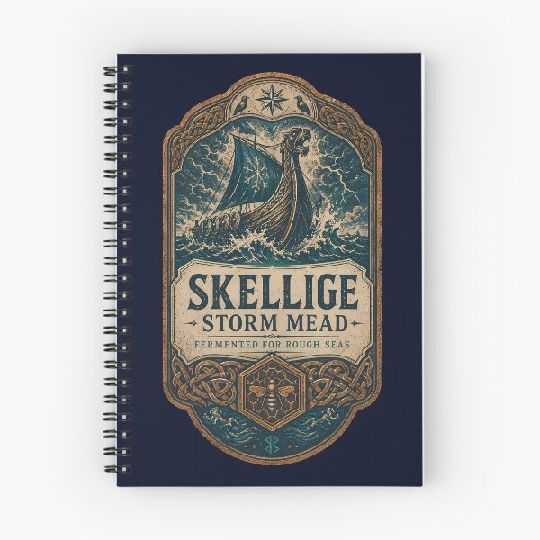 Item preview, Skellige Storm Mead Vintage Label designed and sold by agearb.