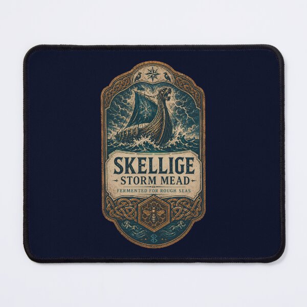 Item preview, Skellige Storm Mead Vintage Label designed and sold by agearb.