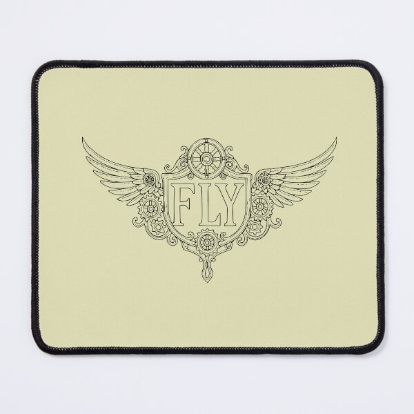 Item preview, F.L.Y. Logo Illustration - Phantasialand Flying Machine (Theme Park Fan Art) designed and sold by FoolishDreamers.