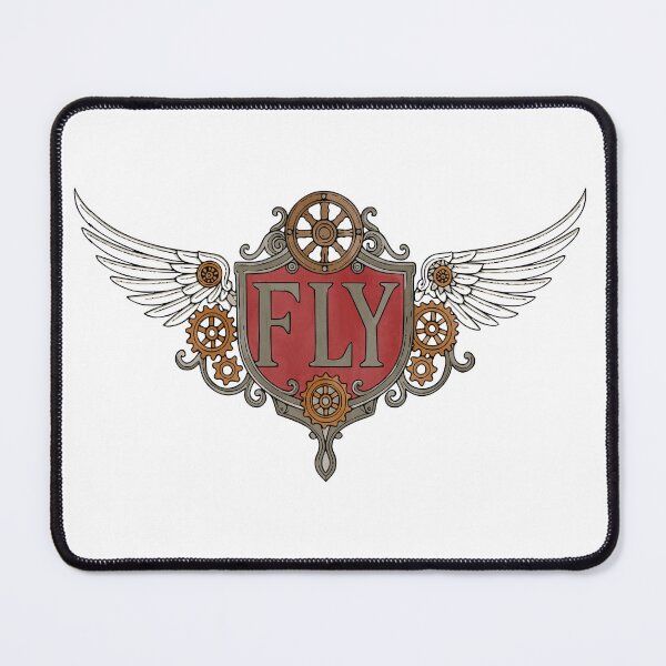 Item preview, F.L.Y. Logo Illustration - Phantasialand Flying Machine (Theme Park Fan Art) designed and sold by FoolishDreamers.
